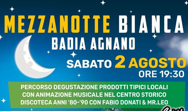 Mezzanotte Bianca 2025 a Badia Agnano