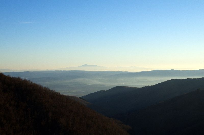 Panorama dal Pratomagno
