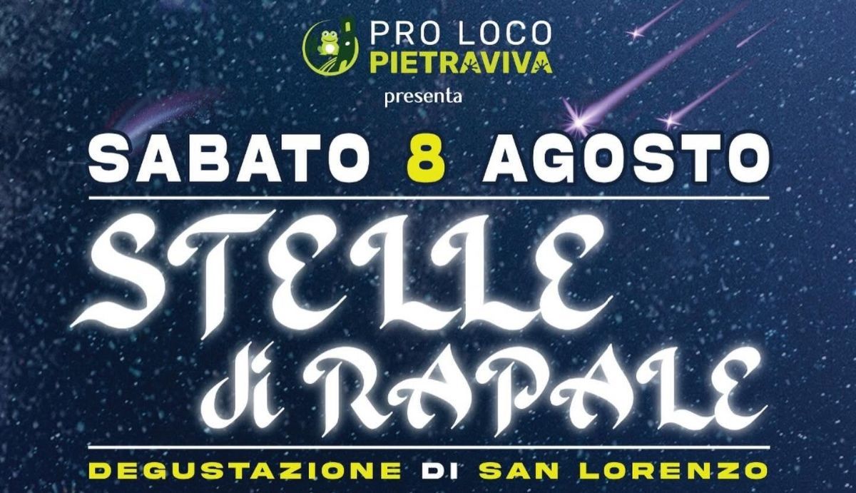 Stelle di Rapale 2026