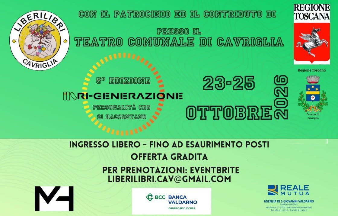 Ri-Generazione Festival: tre serate dedicate ai giovani tra cultura, divulgazione e creatività