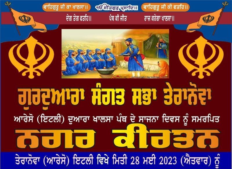 La festa della Comunità Sikh  Vaisakhi 2023 in Valdarno