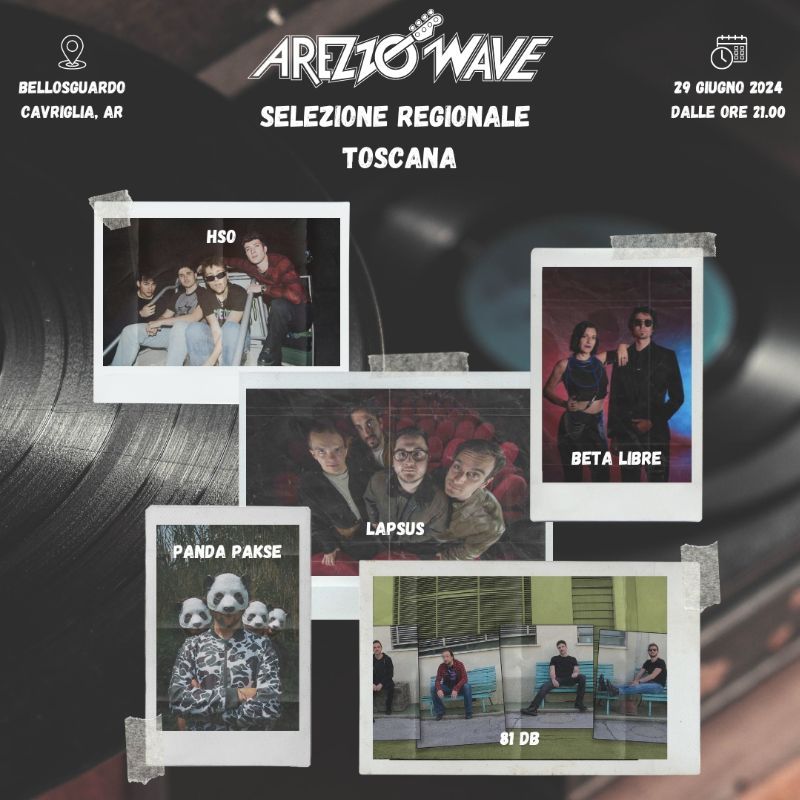 SELEZIONI REGIONALI DEL CONTEST AREZZO WAVE