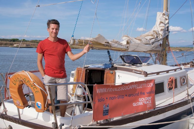 Francesco Cappelletti presenta la sua impresa di navigare intorno al mondo a Montevarchi