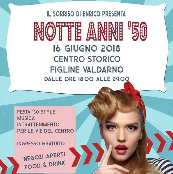 GLI EVENTI DELLA SETTIMANA IN VALDARNO Da  11 al 17 Giugno 2018