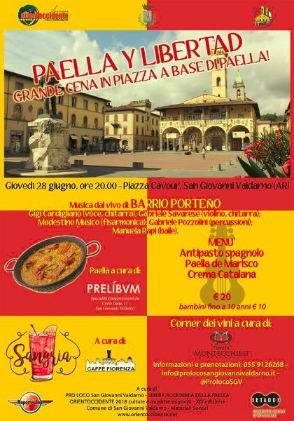 “ORIENTOCCIDENTE: PAELLA Y LIBERTAD”