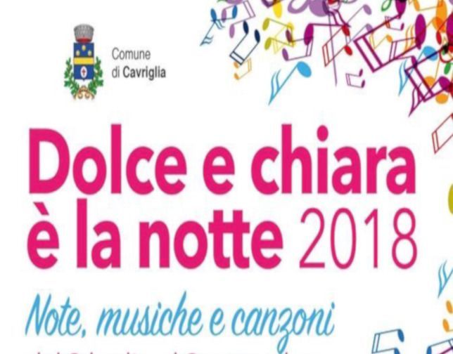 DOLCE E CHIARA È LA NOTTE