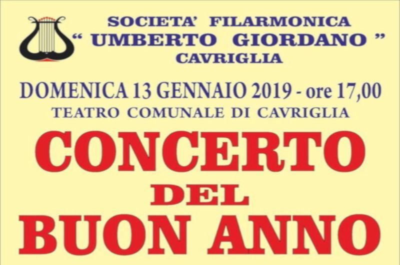 IL CONCERTO DEL BUON ANNO DELLA FILARMONICA UMBERTO GIORDANO