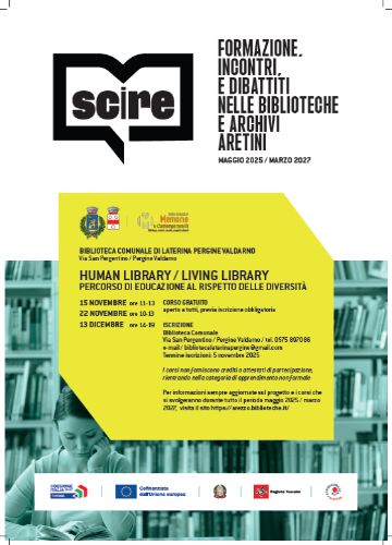 Corso gratuito "Human library / Living library. Percorso di educazione al rispetto delle diversità"