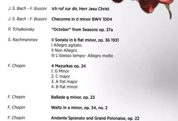 IV edizione Concorso Pianistico Internazionale Humberto Quagliata Città di San Giovanni Valdarno