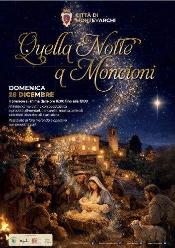 Quella notte a Moncioni,  presepe vivente nel borgo