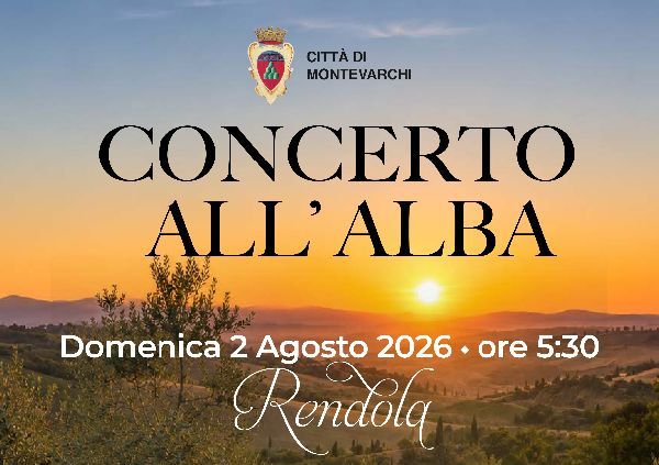 Concerto all'alba - Rendola 2026