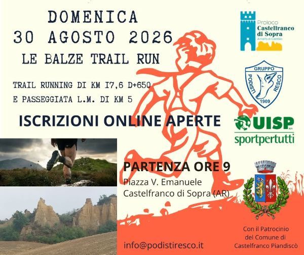 Le Balze Trail Run 2026