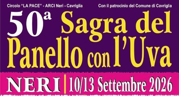 50° Sagra del Panello con l'Uva