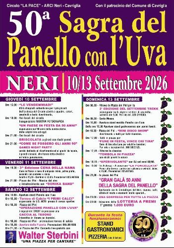 50° Sagra del Panello con l'Uva