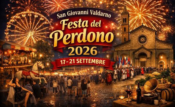 San Giovanni Valdarno festeggia il Perdono 2026