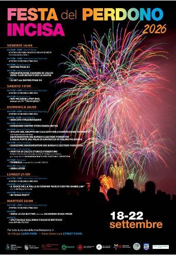 Perdono 2026 Incisa Valdarno