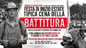 FESTA DI INIZIO ESTATE TIPICA CENA DELLA BATTITURA