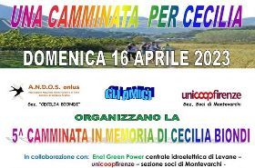 5° Camminata in memoria di Cecilia Biondi