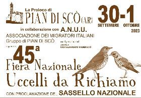  45° Fiera nazionale degli uccelli da richiamo