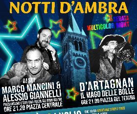 NOTTI D’AMBRA 2024 La quinta notte: Serata MULTICOLOR NIGHT 