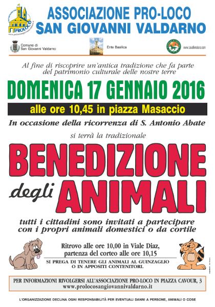 Benedizione degli Animali  e Uffizzi del Canevale