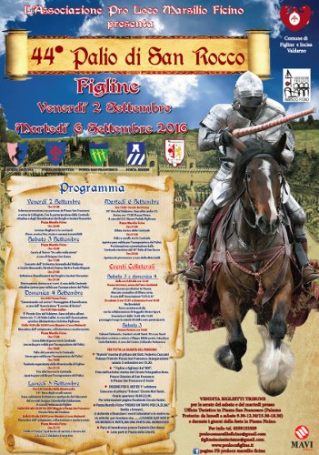 Figline Valdarno - Firenze, Festeggiamenti del Perdono e festa medievale 2016