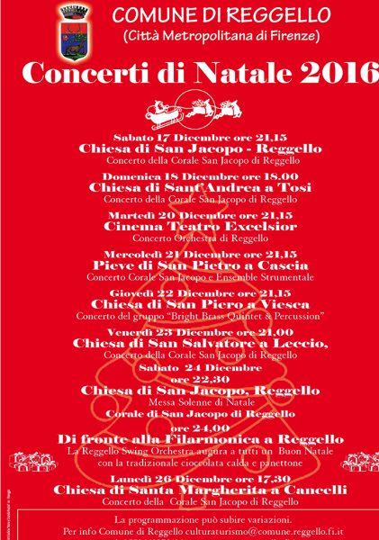 “NATALE A REGGELLO 2016” 