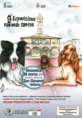 Nona esposizione nazionale canina.