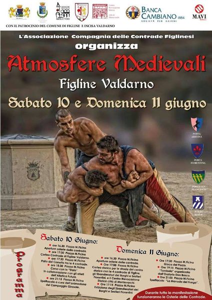 ATMOSFERE MEDIEVALI 2017 A FIGLINE VALDARNO 