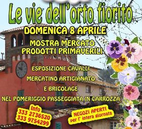 Tornano “Le vie dell'orto fiorito” a Loro Ciuffenna