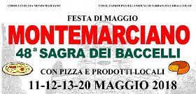 FESTA DI MAGGIO 2018: 48° SAGRA DEI BACCELLI A MONTEMARCIANO