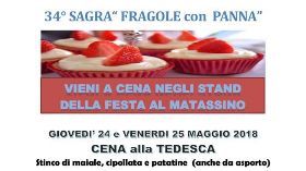 34° EDIZIONE DELLA SAGRA DELLE FRAGOLE E PANNA 2018