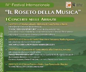 “IL ROSETO DELLA MUSICA” – IV° FESTIVAL INTERNAZIONALE