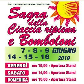 SAGRA DELLA CIACCIA RIPIENA E DEI BOMBOLONI A VACCHERECCIA 2019
