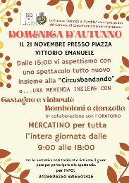 21 Novembre Domenica d'Autunno