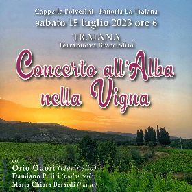 CONCERTO ALL’ALBA CON ORIO ODORI. DAMIANO PULITI E MARIA CHIARA BELARDI