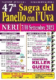 Perdno al Neri 2023 e 47° Sagra del Panello con l'uva