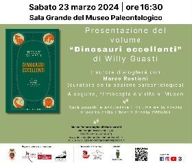 DINOSAURI ECCELLENTI. PRESENTAZIONE DEL VOLUME DI WILLY GUASTI