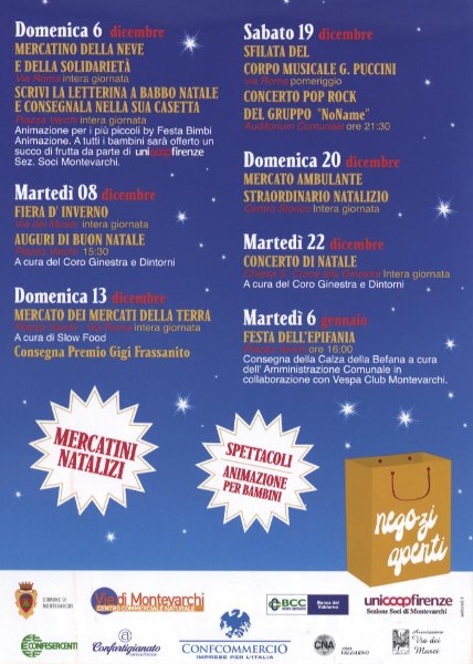 Natale 2015  a Montevarchi