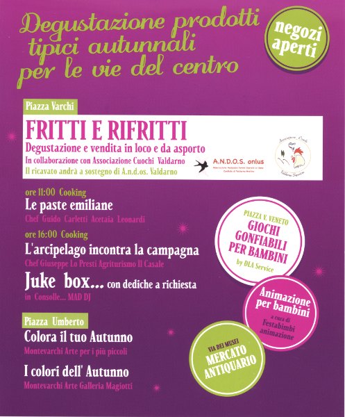 Montevarchi Sapori d'autunno 2016 