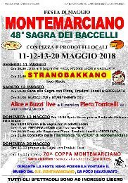 FESTA DI MAGGIO 2018: 48° SAGRA DEI BACCELLI A MONTEMARCIANO