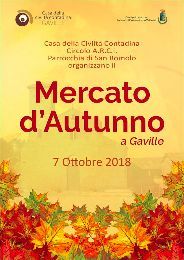 MERCATO D’AUTUNNO DI GAVILLE