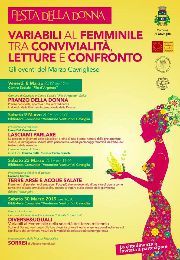 VARIABILI AL FEMMINILE TRA CONVIVIALITÁ, LETTURE E CONFRONTO 