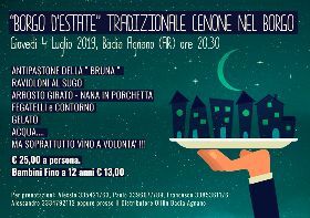 BORGO D’ESTATE 2019 