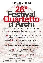 26° FESTIVAL DEL QUARTETTO D’ARCHI 