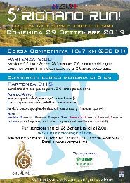 5^ RIGNANO RUN - LA CORSA  TRA  LE  STUPENDE  COLLINE  DI  RIGNANO
