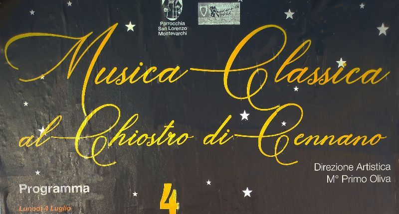 Rassegna di Musica Classica al Chiostro di Cennano 2022
