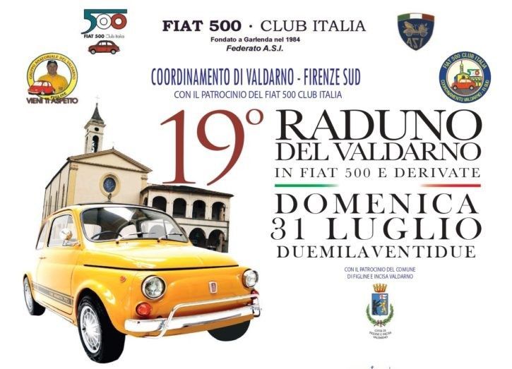 Raduno Fiat 500 e derivate 19° raduno del Valdarno