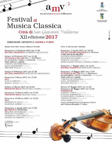 Festival di Musica Classica "Città di San Giovanni Valdarno" XII edizione