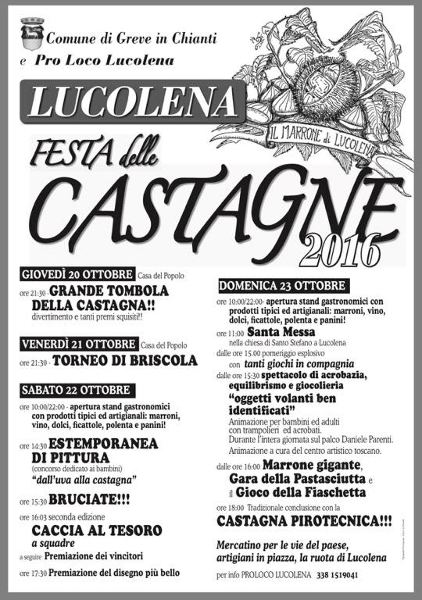 FESTA DELLE CASTAGNE 2016 DI LUCOLENA 